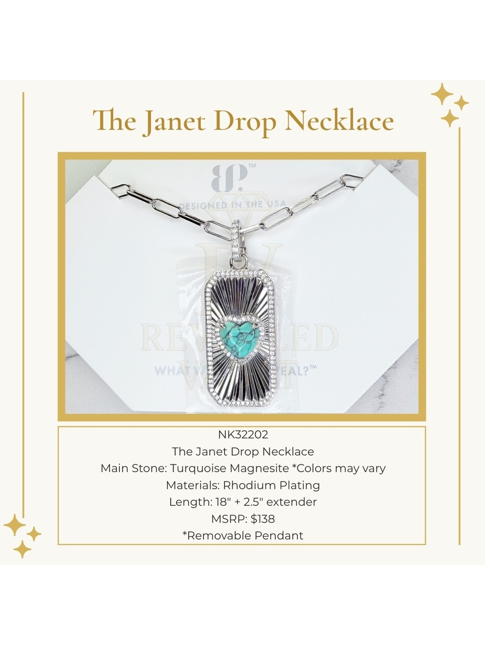 The Janet Drop Necklace - OG